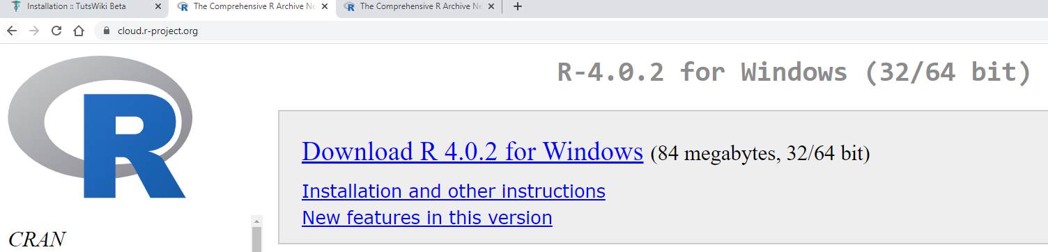 r software download windows 10