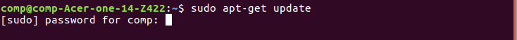 sudo apt-get update in Ubuntu